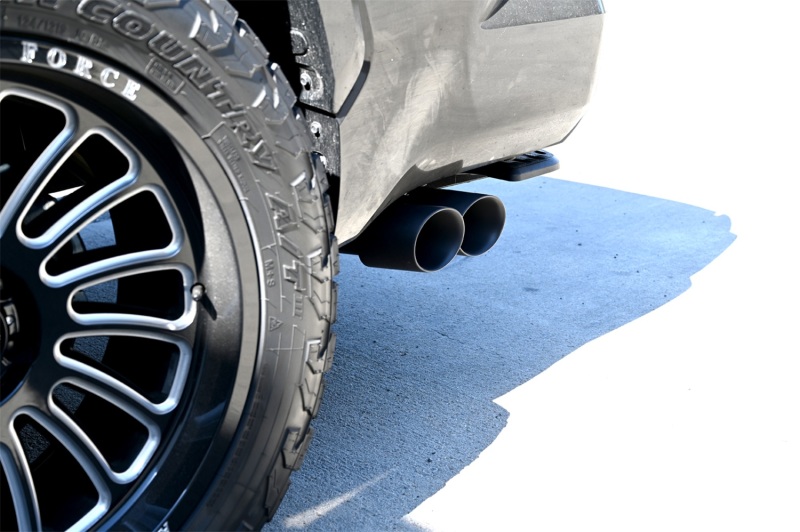Toyota Tundra Performance Exhaust - Gibson - Cat-Back Dual Sport - Black - `22-`27