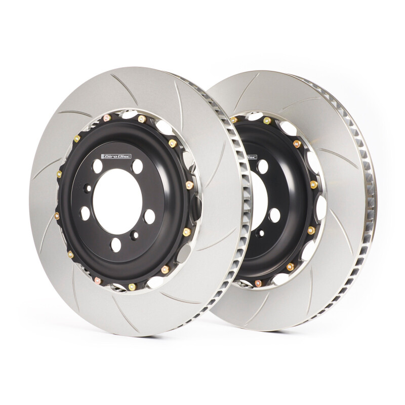 Volkswagen Golf R Brake Rotors (2) - Front - GiroDisc - Zinc Plated Slotted - `21-`27