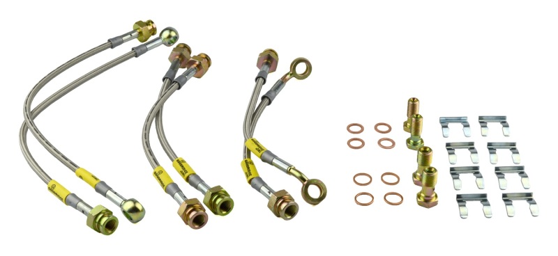 Chevrolet Cobalt Brake Line Kit - Front + Rear - Goodridge - G-Stop, Stainless Steel, SS Braided - `08-`10