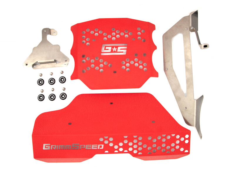 Toyota GR86 Engine Cover Kit - GrimmSpeed - Red - `22-`27