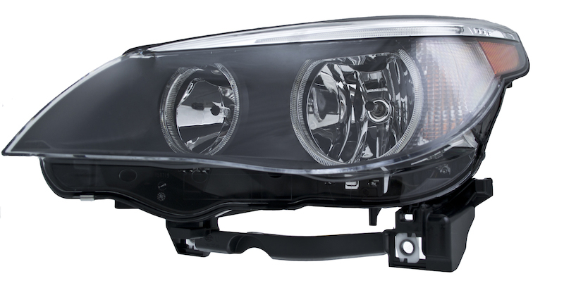 BMW 550i Headlight Assembly - Left - Hella - Halogen - `06-`07
