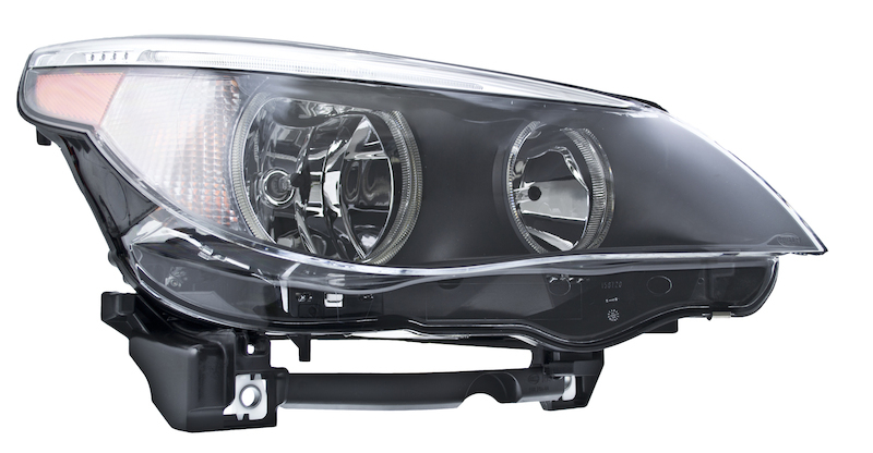 BMW 525i Headlight Assembly - Right - Hella - Halogen - `04-`07
