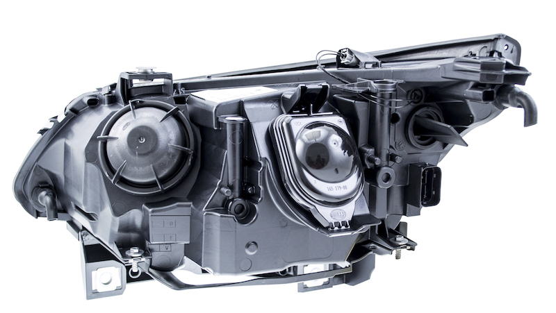 BMW 528i Headlight Assembly - Front - Hella - Halogen - `08-`10