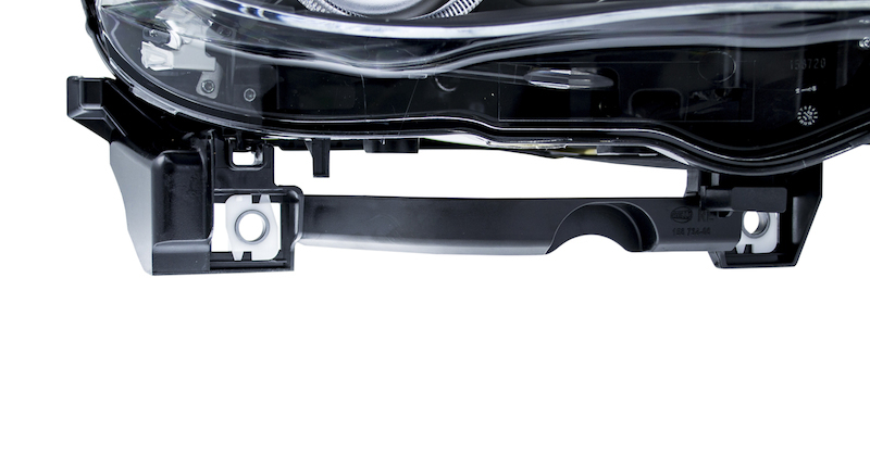 BMW 550i Headlight Assembly - Front - Hella - Halogen - `08-`10