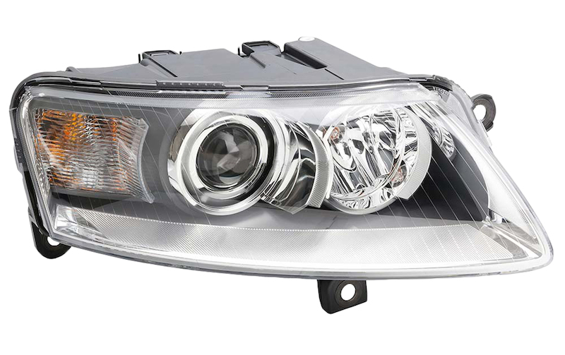 Audi A6 Headlight Assemblies - Hella - Bi-Xenon - `05-`08