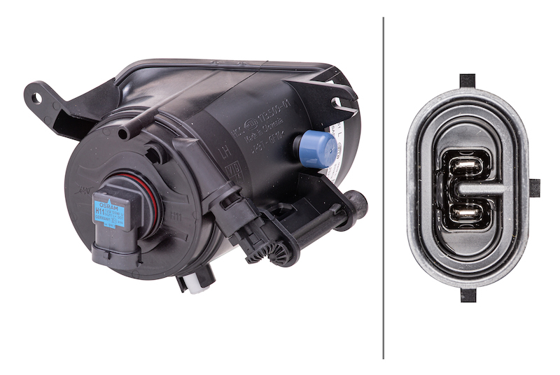 Audi Q7 Fog Light - Left - Hella - Halogen - `09-`15