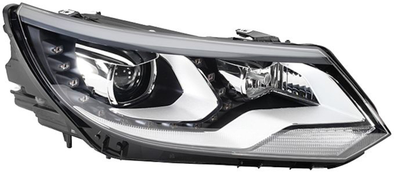 Volkswagen Tiguan Headlight Assembly - Hella - Xenon - `12-`14