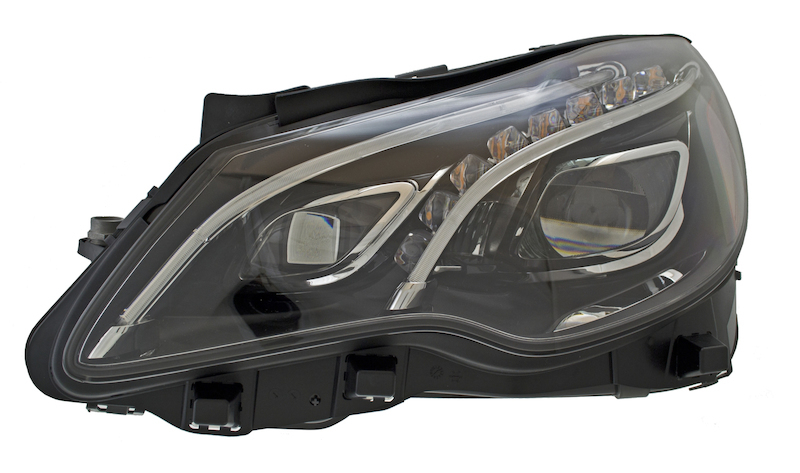 Mercedes-Benz E350 Headlight Assembly - Front - Hella - LED - 2015