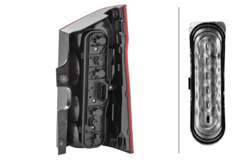 Mercedes-Benz Metris Tail Light - Left Rear - Hella - LED - `16-`20