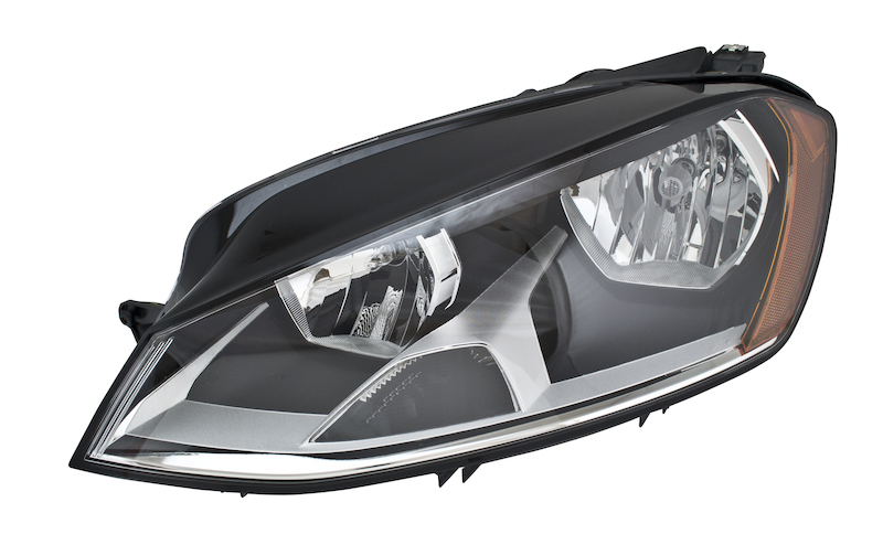Volkswagen e-Golf Headlight Assembly - Left - Hella - Bi-Xenon - `15-`16