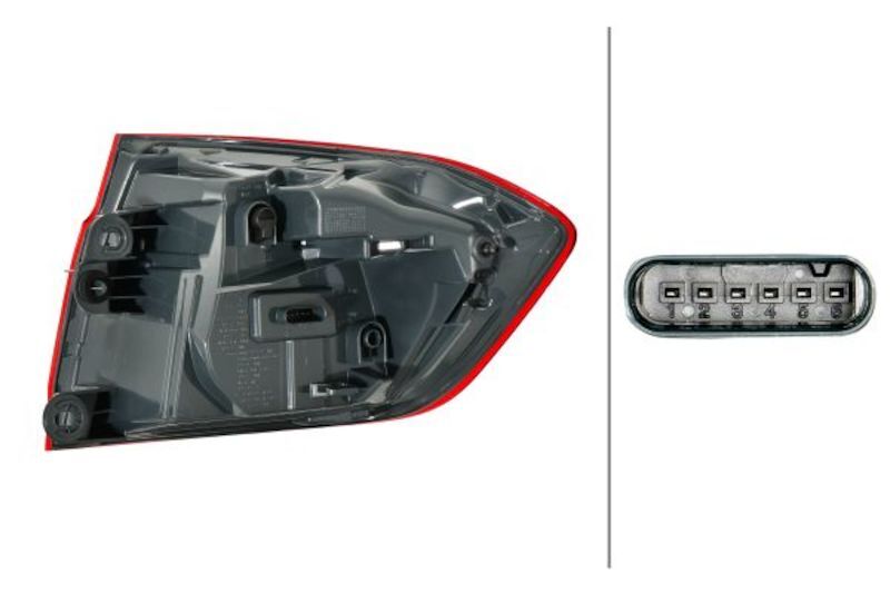 BMW M3 Tail Light - Left - Hella - LED - `14-`19