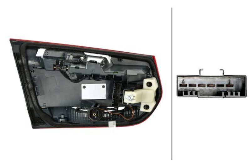 BMW 320i Tail Light - Rear - Hella - Right Light - `13-`19