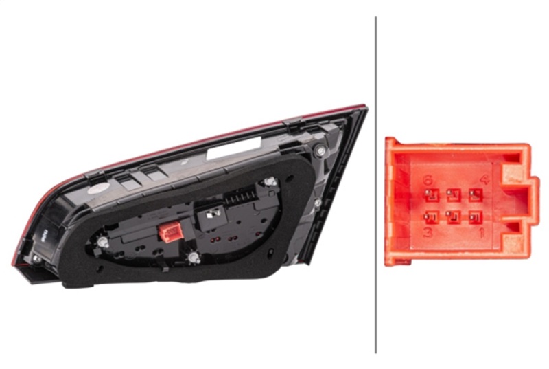 Audi A3 Tail Light - Left - Hella - LED - `17-`18