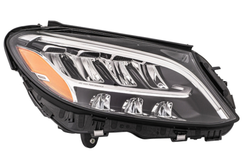 Mercedes-Benz C Class Headlight Assemblies - Hella - `19-`20