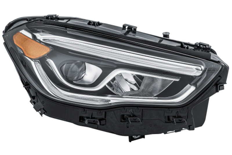 Mercedes-Benz GLA Headlight - Front - Hella - LED Rh Static - `21-`22