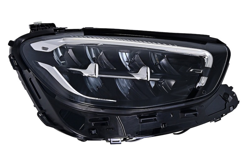 Mercedes-Benz E Class Headlight Assembly - Front Right - Hella - LED Static - 2021