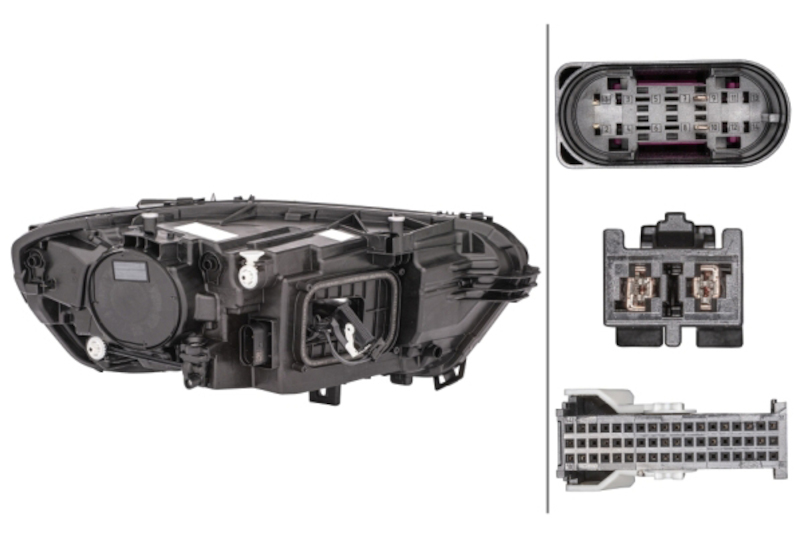 Mercedes-Benz CLA Headlight Assembly - Hella - LED Headlamp Assembly - `20-`21
