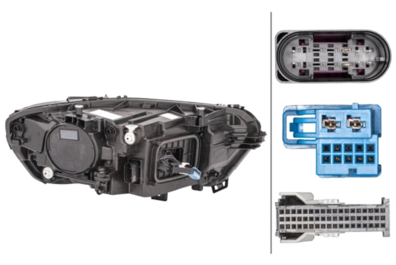Mercedes-Benz CLA Headlight Assembly - Front - Hella - LED Dynamic - 2019