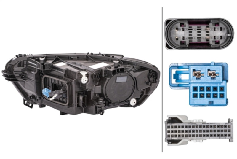 Mercedes-Benz CLA Headlight Assembly - Hella - LED Dynamic - 2019