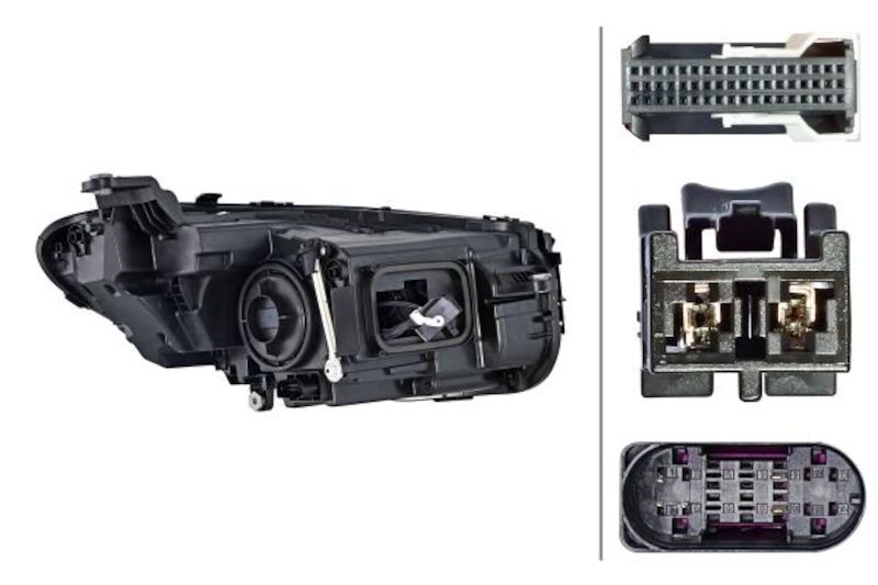 Mercedes-Benz CLS Series Headlight Assembly - Hella - `21-`23