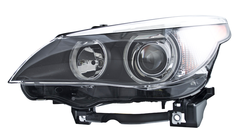 BMW 545i Headlight Assembly - Hella - Bi-Xenon - `04-`05