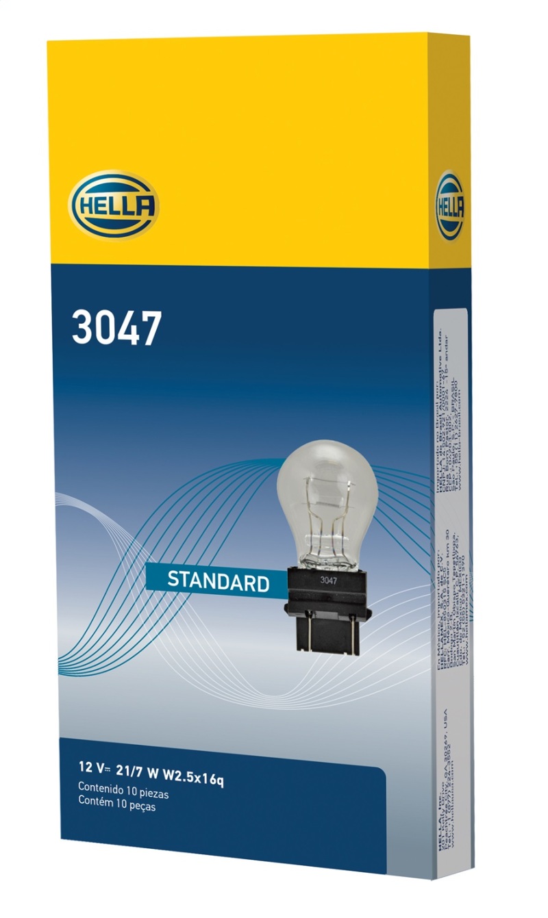 GMC Sierra 1500 Miniature Bulb - Rear - Hella - 3047 Standard Series Incandescent Miniature - `07-`12