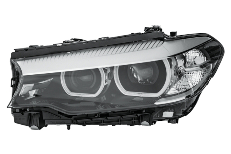 BMW 530e xDrive Headlight Assemblies - Hella - `17-`20