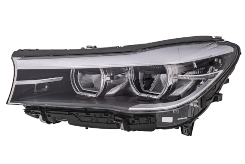 BMW 740e xDrive Headlight Assembly - Front - Hella - OE Replacement - `16-`20