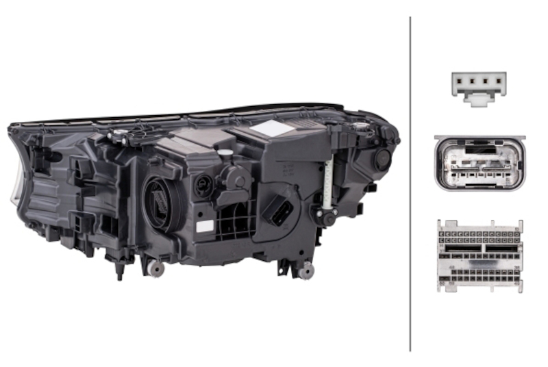 BMW 740e xDrive Headlight Assembly - Front - Hella - `16-`20