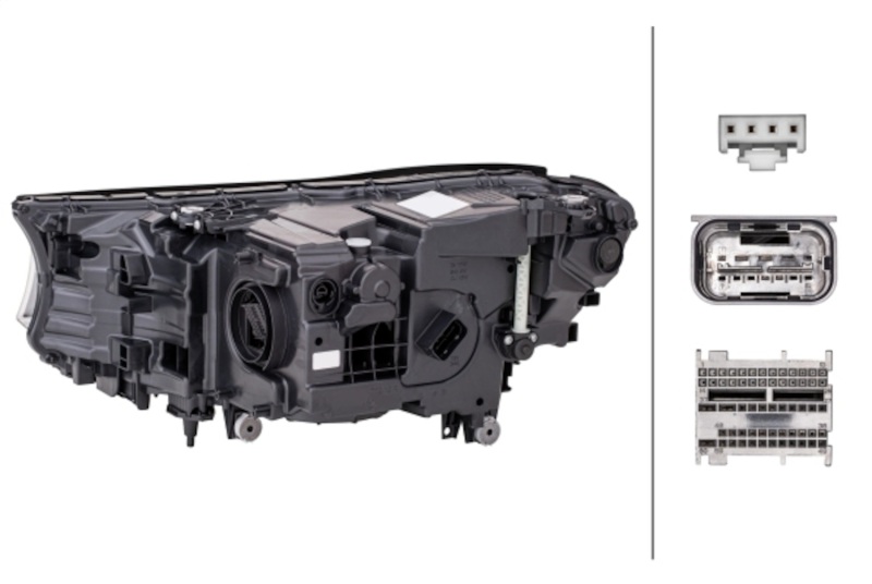 BMW 740e xDrive Headlight Assembly - Front - Hella - `16-`20