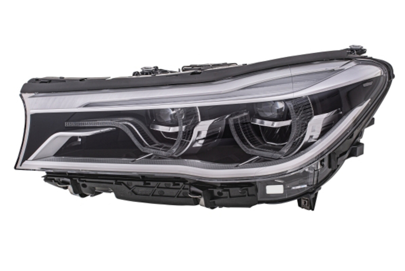 BMW 740e xDrive Headlight Assembly - Front - Hella - Dynamic Bending Light - `16-`19