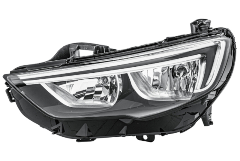 Buick Regal Sportback Headlight Assembly - Hella - Halogen/LED - LED/H7/H7 - `18-`20