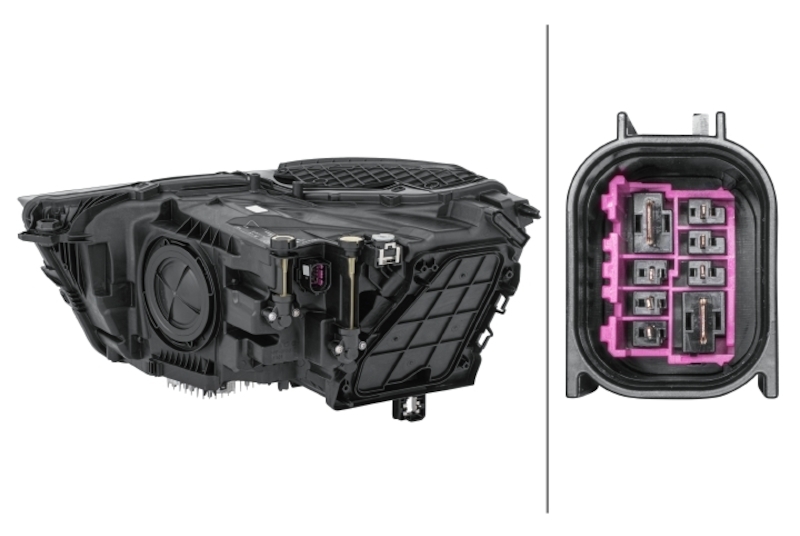 Audi Q3 Headlight Assembly - Hella - `19-`22