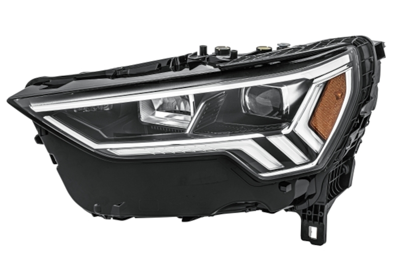 Audi Q3 Headlight Assemblies - Hella - `19-`22