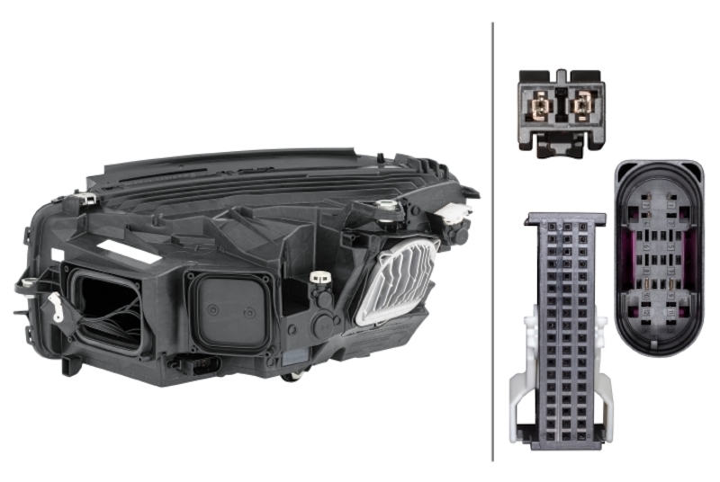 Mercedes-Benz GLC250 Headlight Assembly - Front - Hella - `16-`21