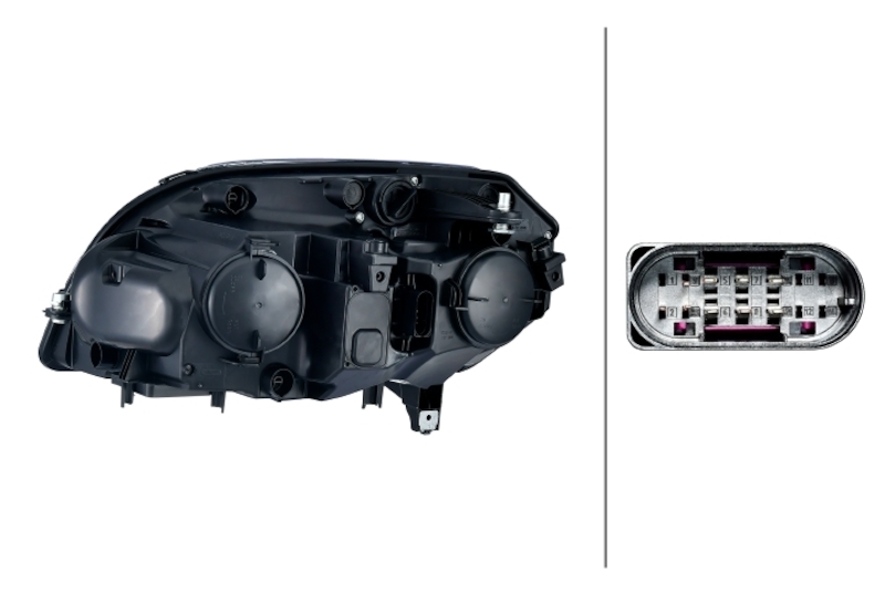 Mercedes-Benz GLK250 Headlight Assembly - Front - Hella - 354878041 - `09-`15