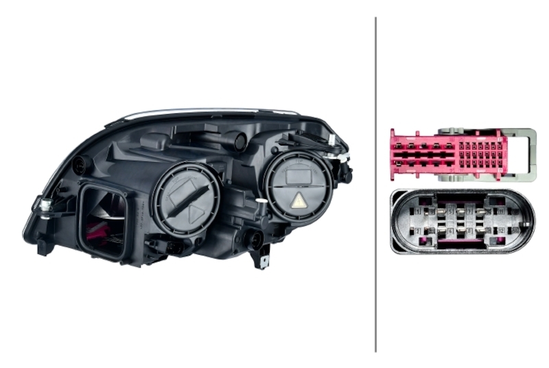 Mercedes-Benz GLK250 Headlight Assembly - Front - Hella - 354878161 - `12-`15