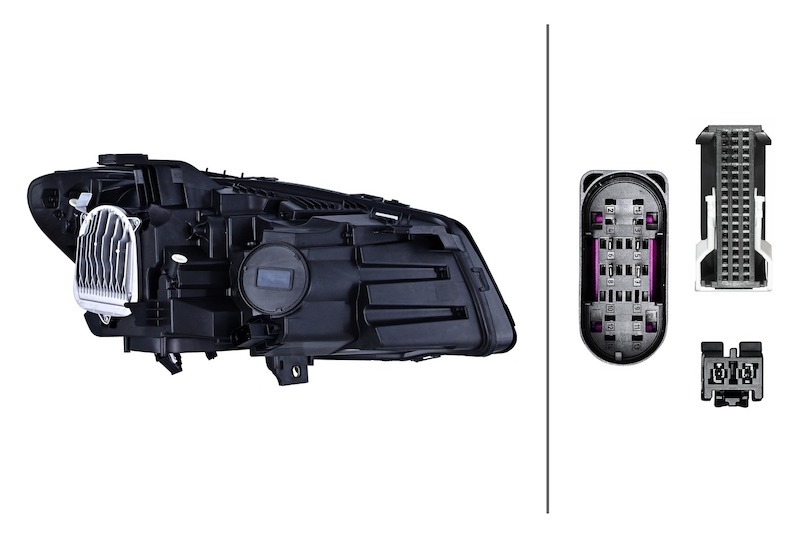 Mercedes-Benz CLA180 Headlight Assemblies - Front - Hella - `16-`19
