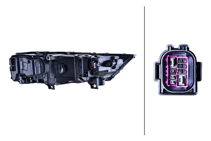 Audi Q7 Headlight Assembly - Hella - Halogen - `20-`22