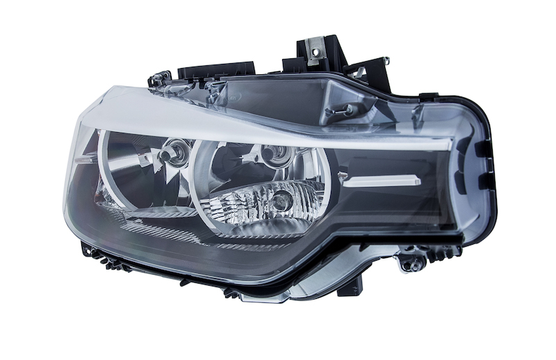 BMW 335i xDrive Headlight Assembly - Hella - Halogen - `13-`14
