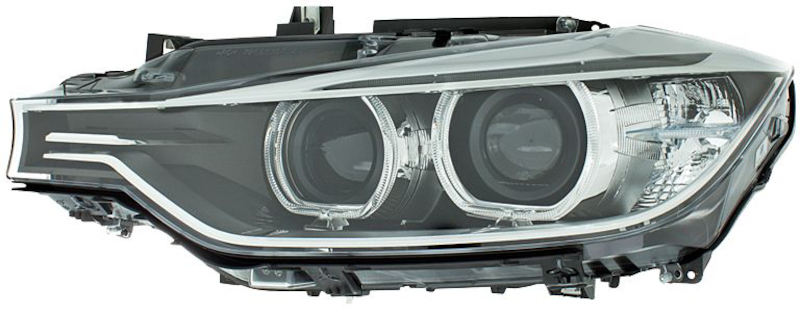 BMW ActiveHybrid 3 Headlight Assembly - Hella - Bi-Xenon - `13-`14