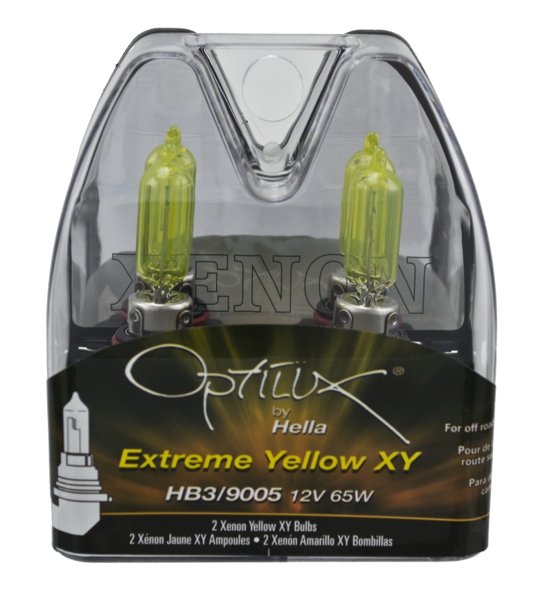 Honda Pilot Headlight Bulb Set - Hella - HB3 9005 12V/65W - Xenon Yellow - `09-`12
