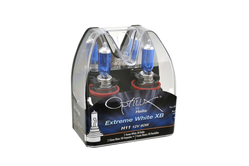 Buick Regal Xenon Bulb - Hella - Optilux XB Extreme Type H11 12V 80W - Blue - `11-`12