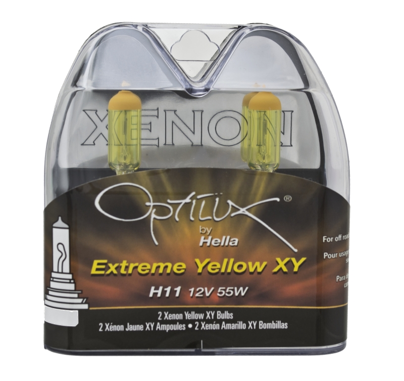 Buick Regal Headlight Bulb - Hella - H11 55W XY Extreme - Yellow - `11-`12
