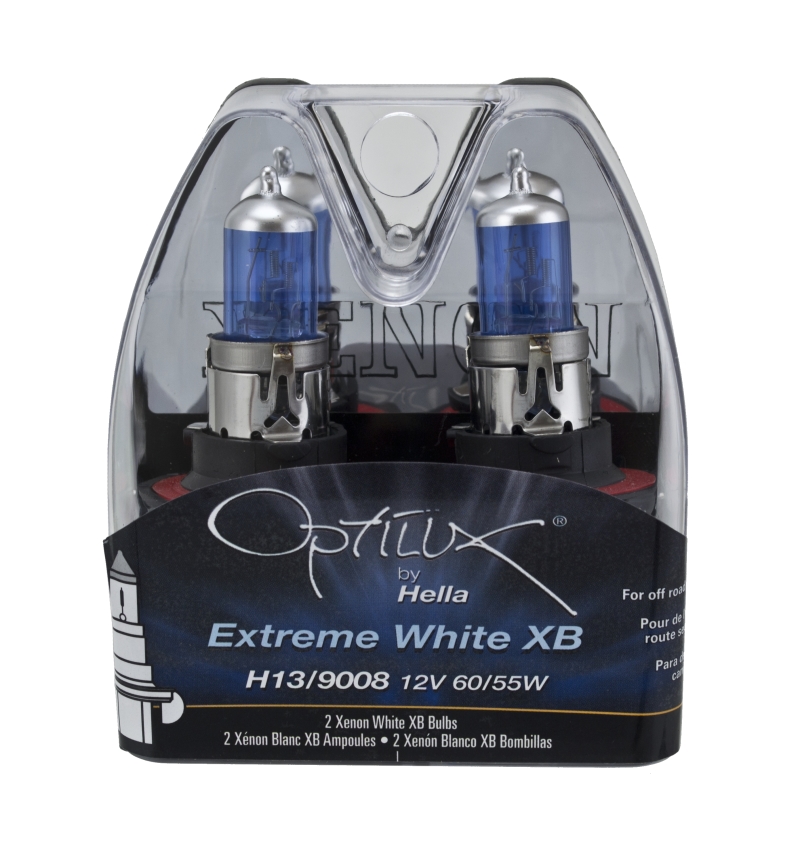 Dodge Dakota Xenon Bulbs (2) - Hella - Optilux H13/9008 12V 60/55W XB - White - `05-`10