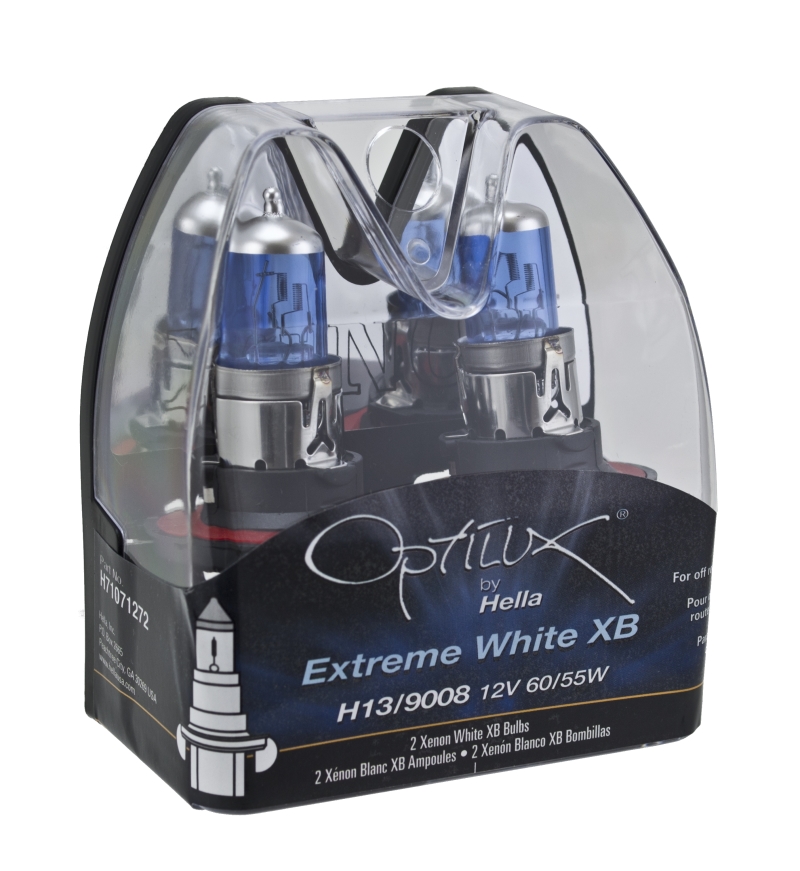 Nissan Sentra Xenon Bulbs (2) - Hella - Optilux H13/9008 12V 60/55W XB - White - `04-`12