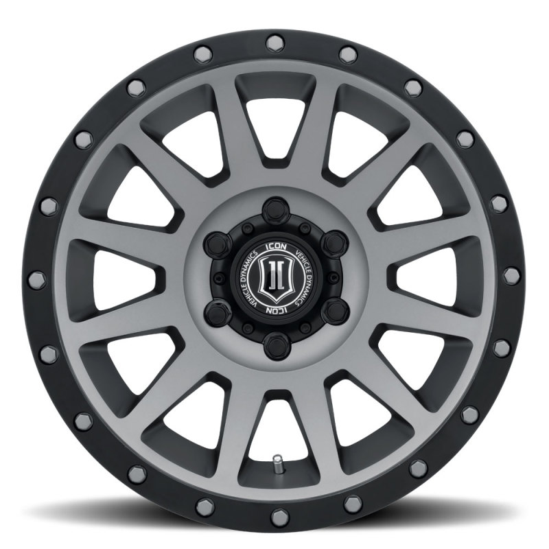 Toyota Land Cruiser Wheels - ICON - Compression 18x9 25mm Offset 6in BS - Titanium - `98-`07