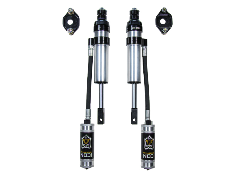 Chevrolet 2500HD Coilover Suspension Kit - ICON - 2.5 Series CDCV with Delta Joint - Black Semi-Gloss - `11-`19