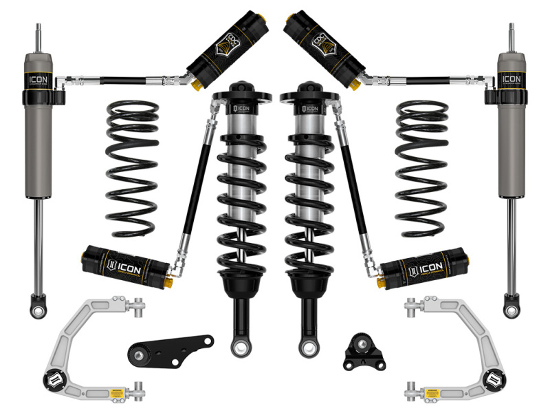 Toyota Tacoma Coilover Suspension Kit - Front + Rear - ICON - Stage 5 with Triple Rate Spring - `24-`27