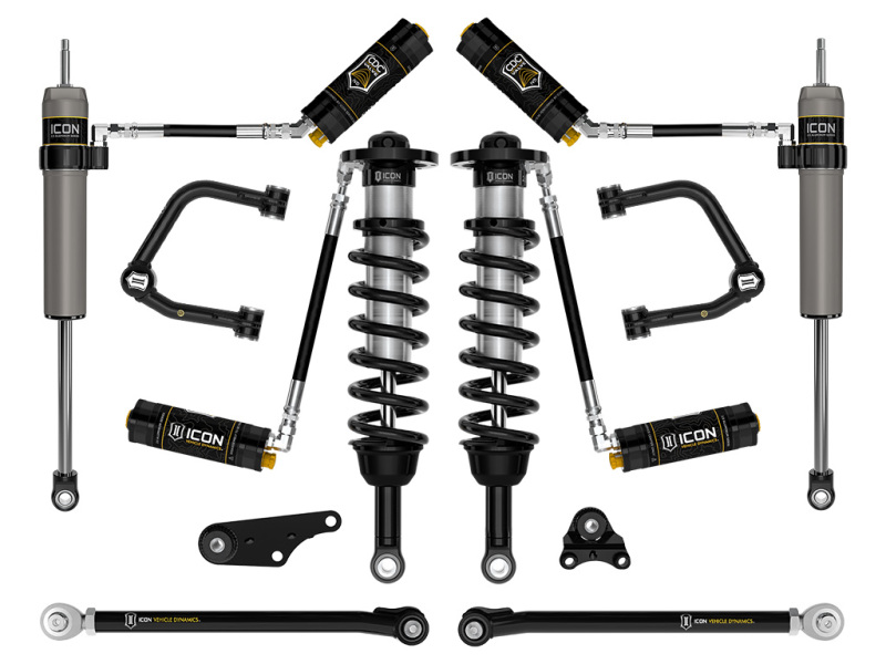 Toyota Tacoma Coilover Suspension Kit - Front + Rear - ICON - 2.5 Series with CDCV Remote Reservoir - `24-`27